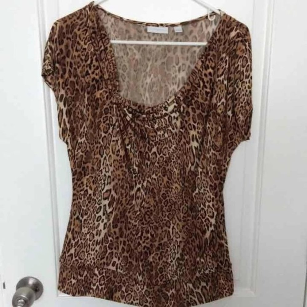 NY&Co Leopard Top - Size M
